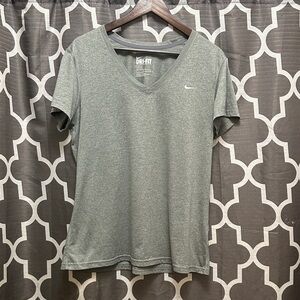 Nike Women's Short Sleeve Gray Tee